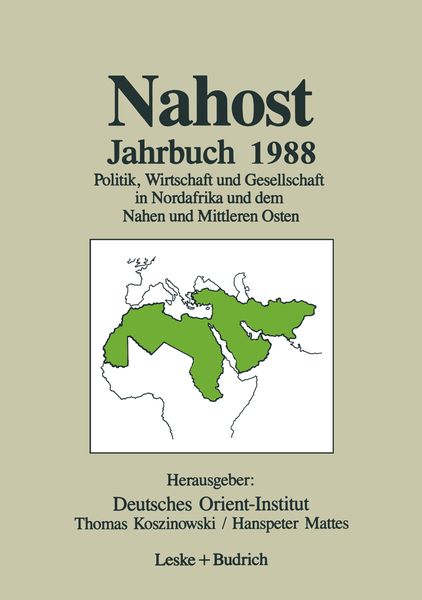 Produktbild: Nahost Jahrbuch 1988