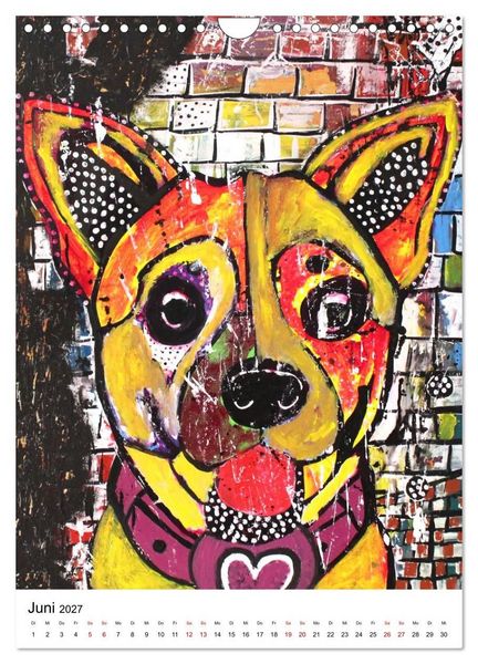 Produktbild: Pop Art Animals - Atelier Zippo (Wandkalender 2027 DIN A4 hoch), CALVENDO Monatskalender