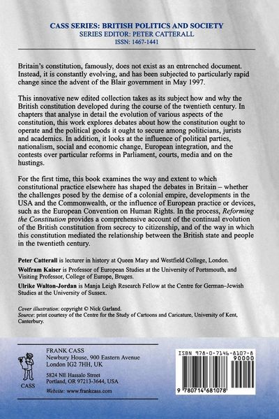 Produktbild: Reforming the Constitution