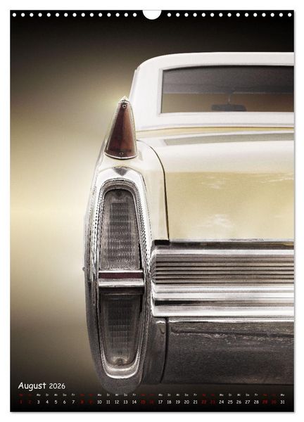Produktbild: Amerikanische Autos 1950er bis 1980er Favoriten (Wandkalender 2026 DIN A3 hoch), CALVENDO Monatskalender