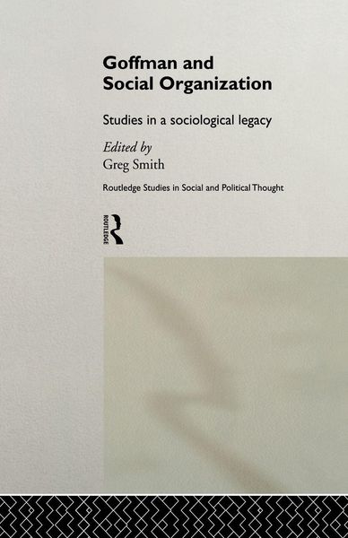 Produktbild: Goffman and Social Organization