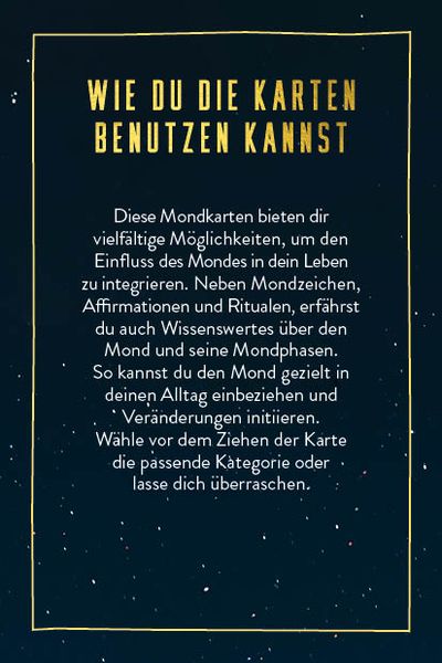 Produktbild: Karten-Box: Mondlicht