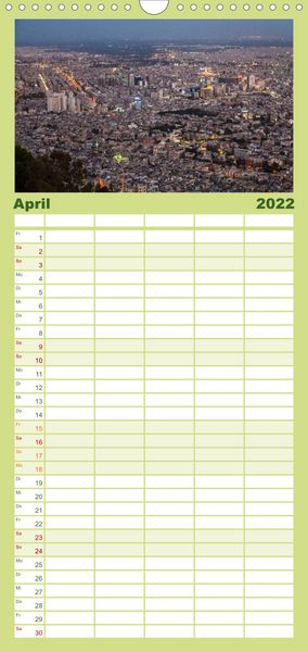 Produktbild: Familienplaner Syrien - Erinnerungen (Wandkalender 2022 , 21 cm x 45 cm, hoch)