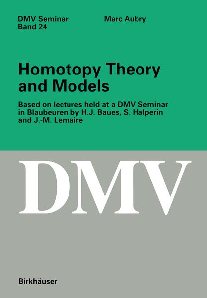 Produktbild: Homotopy Theory and Models