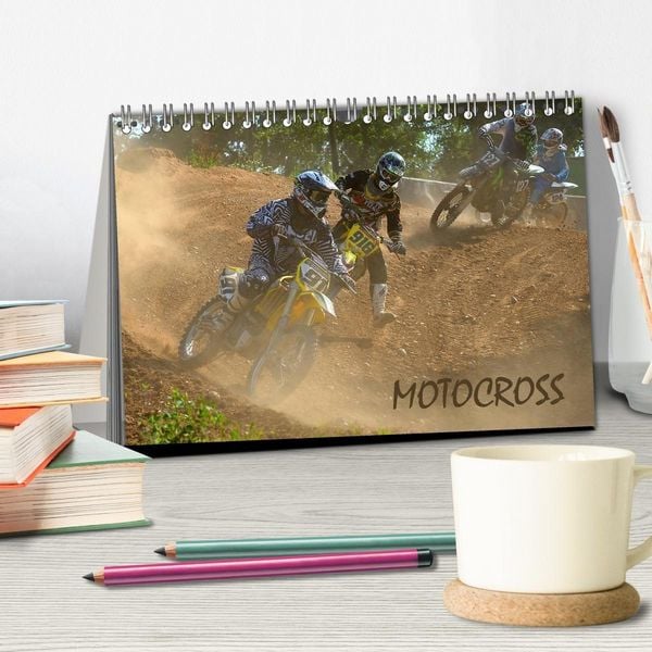 Produktbild: Motocross (Tischkalender 2027 DIN A5 quer), CALVENDO Monatskalender