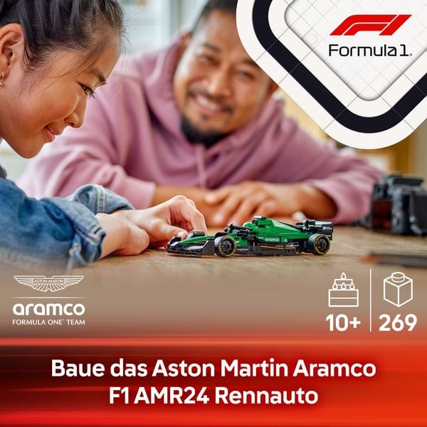 Produktbild: LEGO Speed Champions Aston Martin Aramco F1 AMR24 Rennauto Set 77245