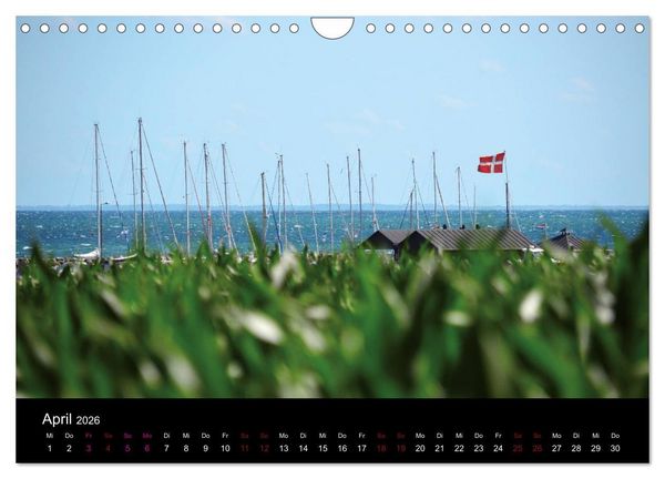 Produktbild: Segelsommer - D&auml;nische S&uuml;dsee (Wandkalender 2026 DIN A4 quer), CALVENDO Monatskalender