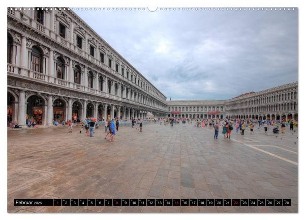 Produktbild: Venedig - Der andere Blick (hochwertiger Premium Wandkalender 2026 DIN A2 quer), Kunstdruck in Hochglanz