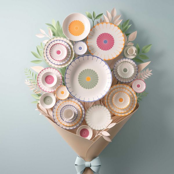 Produktbild: Villeroy & Boch Fleur Speiseteller 4tlg.