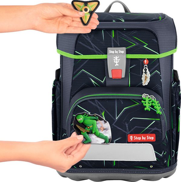 Produktbild: STEP BY STEP&reg; Schulrucksack-Set Cloud 5teilig, Ninja Kimo