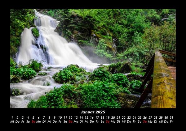 Produktbild: Wasserf&auml;lle 2025 Fotokalender DIN A3