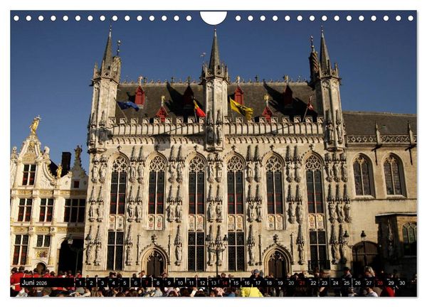 Produktbild: Br&uuml;gge - Belgien (Wandkalender 2026 DIN A4 quer), CALVENDO Monatskalender