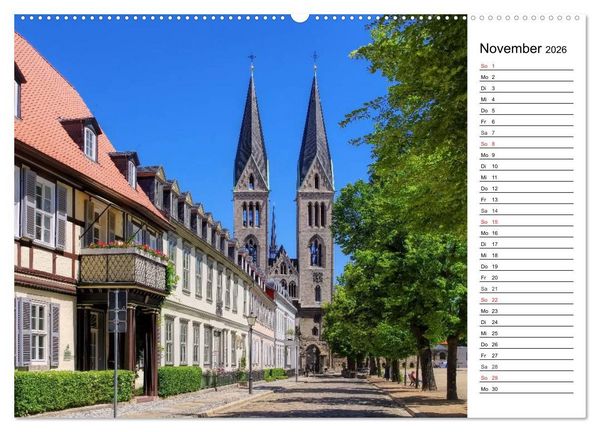 Produktbild: Halberstadt - Das Tor zum Harz (hochwertiger Premium Wandkalender 2026 DIN A2 quer), Kunstdruck in Hochglanz