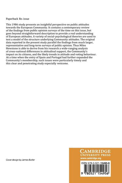 Produktbild: Understanding Attitudes to the European Community