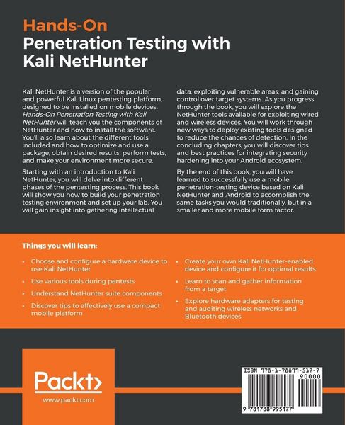 Produktbild: Hands-On Penetration Testing with Kali NetHunter
