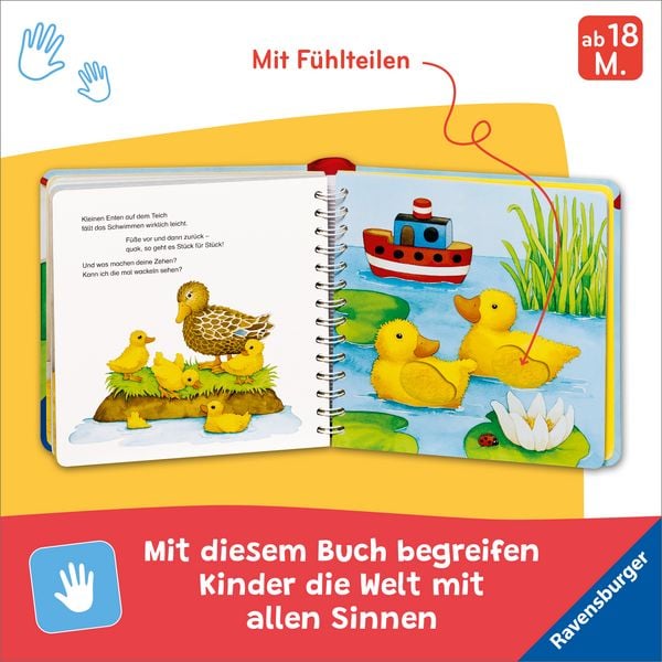 Produktbild: Mein erstes gro&szlig;es Tier-F&uuml;hlbuch