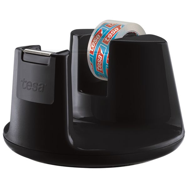Produktbild: tesa 53827-00000-02 Tischabroller tesa Easy Cut&reg; Schwarz 1 St.