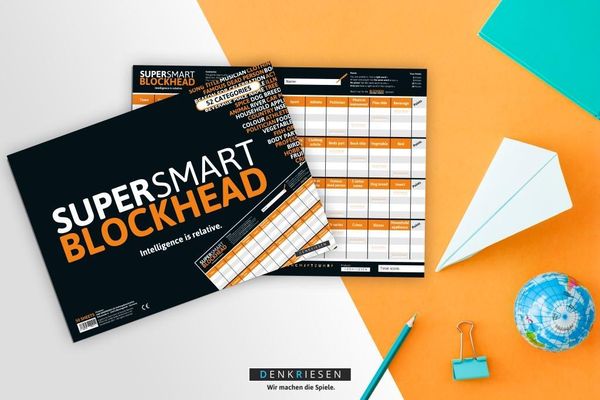 Produktbild: DENKRIESEN - SUPER-SMART-BLOCKHEAD - "Intelligence is relative" - A3