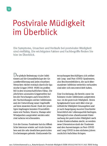 Produktbild: Naturheilpraxis: Postvirale M&uuml;digkeit