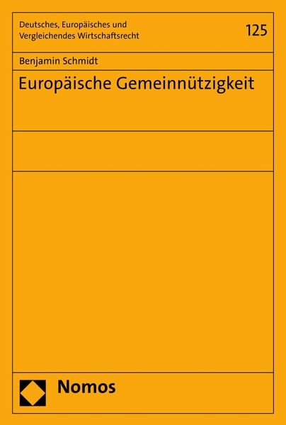 Produktbild: Europ&auml;ische Gemeinn&uuml;tzigkeit