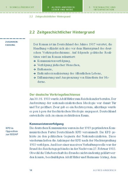Sansibar Oder Der Letzte Grund Zusammenfassung 'Sansibar oder der letzte Grund von Alfred Andersch.' - 'Abitur