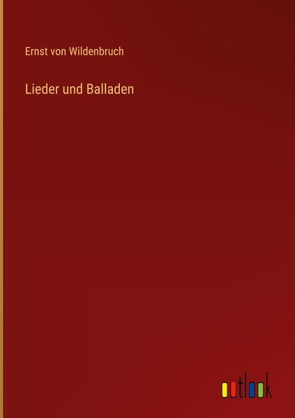 Produktbild: Lieder und Balladen