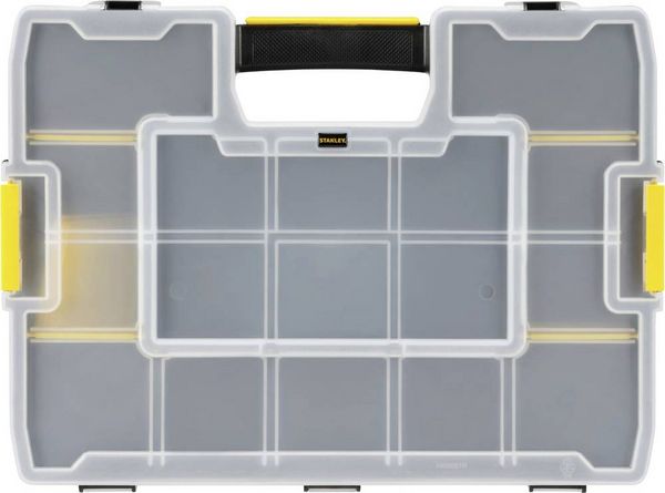 STANLEY 1-94-745 Sortimentskasten (L x B x H) 43 x 33 x 9 cm Anzahl Fächer: 17 Inhalt 1 St.