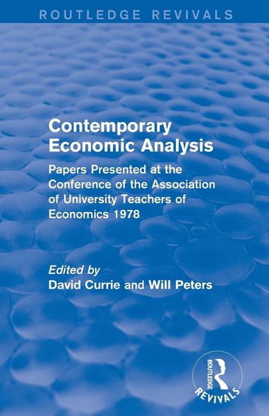 Produktbild: Contemporary Economic Analysis (Routledge Revivals)