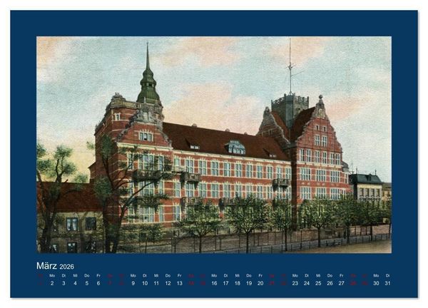 Produktbild: Lebendiges Hamburg von 1888 bis 1918 (Wandkalender 2026 DIN A4 quer), CALVENDO Monatskalender
