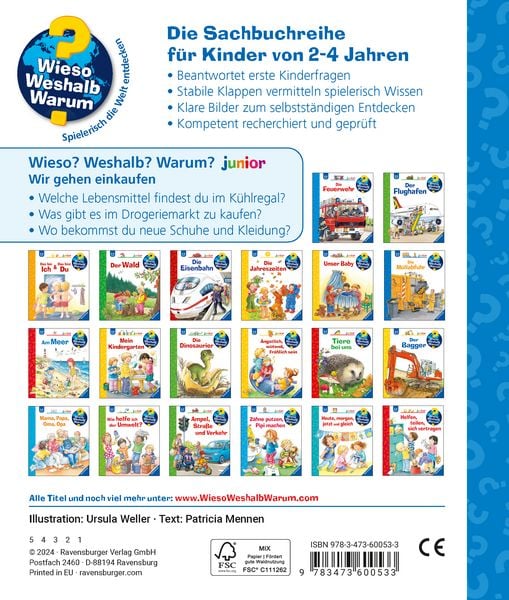 Produktbild: Wieso? Weshalb? Warum? junior, Band 50 - Wir gehen einkaufen