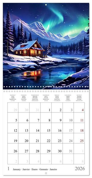 Produktbild: Bilkova, H: Magic Forest - Vacation (Wall Calendar 2026 12 &times;