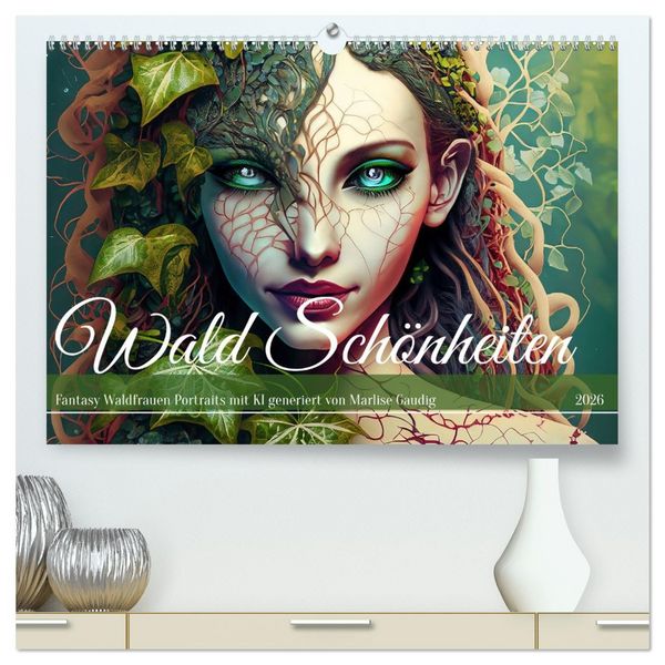 Produktbild: Wald Sch&ouml;nheiten (hochwertiger Premium Wandkalender 2026 DIN A2 quer), Kunstdruck in Hochglanz