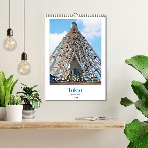 Produktbild: Tokio - Reiseplaner (Wandkalender 2026 DIN A3 hoch), CALVENDO Monatskalender