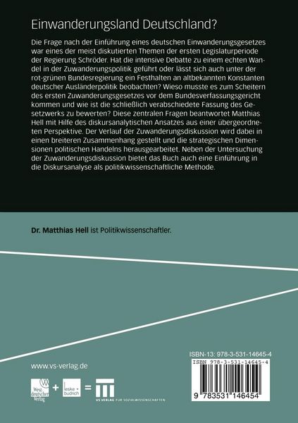 Produktbild: Einwanderungsland Deutschland?