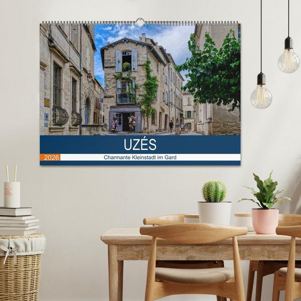 Produktbild: Uz&eacute;s - Charmante Kleinstadt im Gard (Wandkalender 2026 DIN A2 quer), CALVENDO Monatskalender