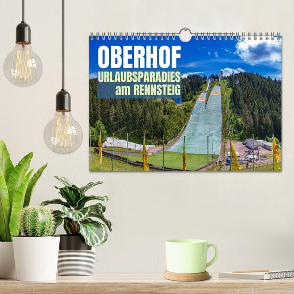 Produktbild: Oberhof - Urlaubsparadies am Rennsteig (Wandkalender 2026 DIN A4 quer), CALVENDO Monatskalender
