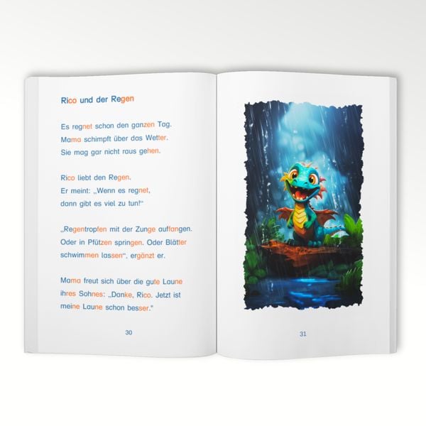 Produktbild: Silbenbuch 1. Klasse - Meine besten Drachengeschichten