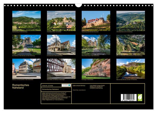 Produktbild: Romantisches Naheland (Wandkalender 2026 DIN A3 quer), CALVENDO Monatskalender