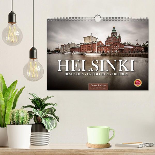 Produktbild: Helsinki / Besuchen - Entdecken - Erleben (Wandkalender 2026 DIN A4 quer), CALVENDO Monatskalender