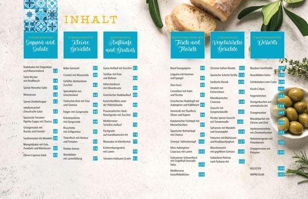 Produktbild: Die mediterrane K&uuml;che &ndash; vielf&auml;ltig, bunt und gesund