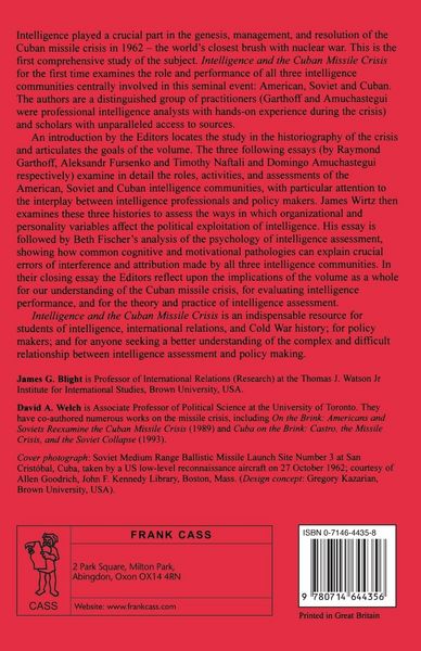 Produktbild: Intelligence and the Cuban Missile Crisis