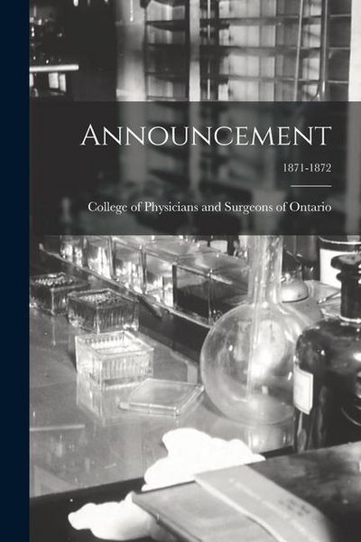 Produktbild: Announcement; 1871-1872