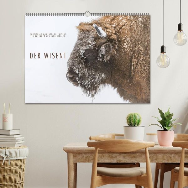 Produktbild: Emotionale Momente: Der Wisent. (Wandkalender 2026 DIN A2 quer), CALVENDO Monatskalender