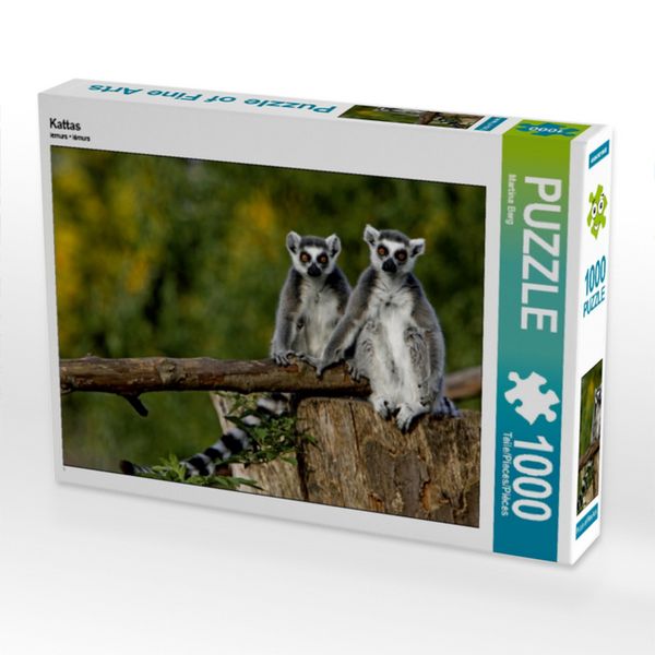 CALVENDO Puzzle Kattas | 1000 Teile Lege-Größe 64x48cm Foto-Puzzle für glückliche Stunden