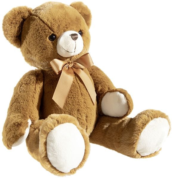 Plüsch Bär mit Schleife braun 36cm