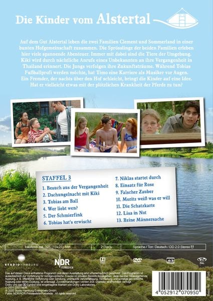 Produktbild: Die Kinder vom Alstertal - Staffel 3: Folge 27-39 [2 DVDs]