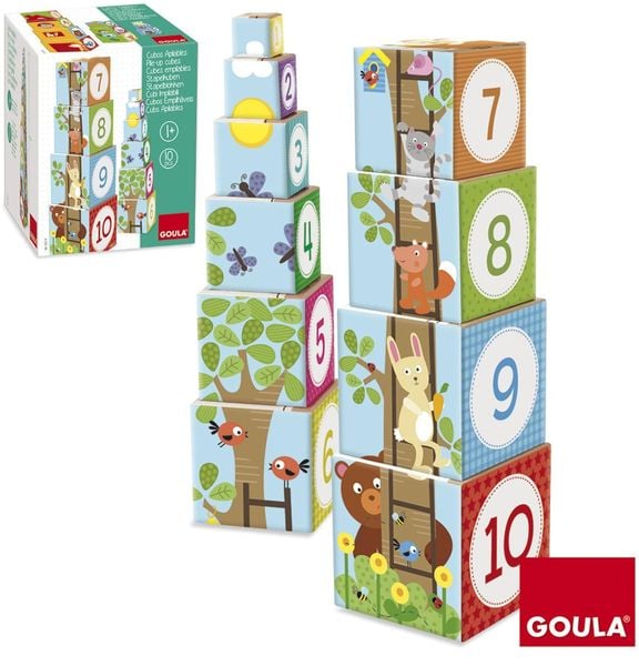 Goula Stapelturm Tiere, 10-teilig