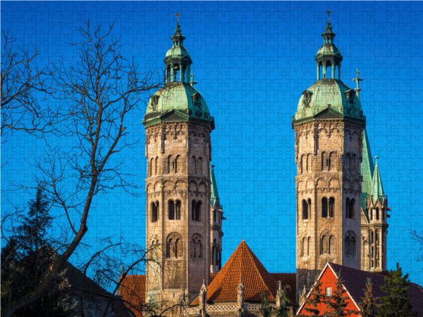 Produktbild: CALVENDO Puzzle Naumburger Dom | 1000 Teile Lege-Gr&ouml;&szlig;e 64x48cm Foto-Puzzle f&uuml;r gl&uuml;ckliche Stunden