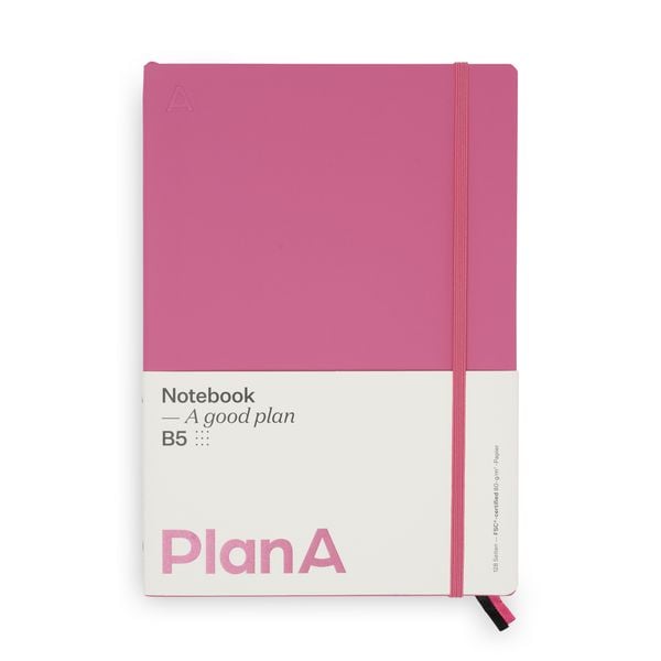 Notizbuch B5 Softcover Candy Pink dotted, 128 Seiten