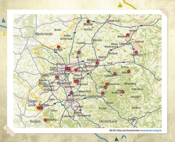 Produktbild: Nordrhein-Westfalen &ndash; Alte Bahntrassen. Radeln f&uuml;r die Seele